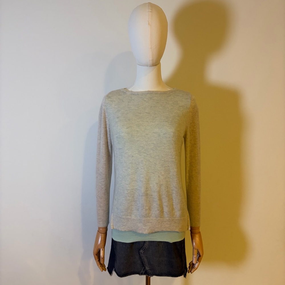 Halogen Petite Cashmere Layered Sweater S